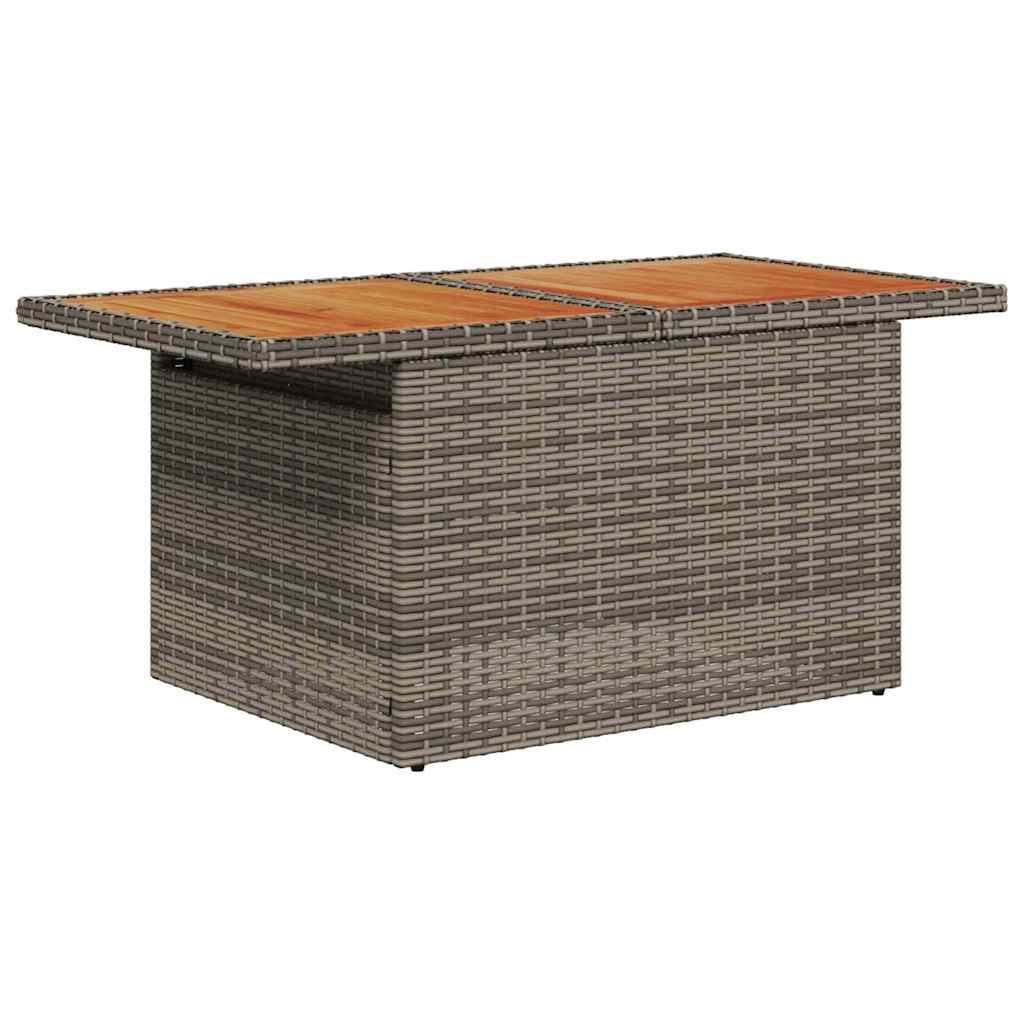 Garten Essgruppe mit Kissen 7 pcs Grau, Braun 100 x 55 x 73 cm