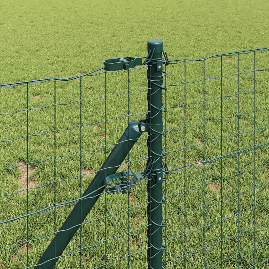 Zaunpfosten Sonstiges 52 pcs Grün 3.2 x 3.2 x 80 cm Stahl