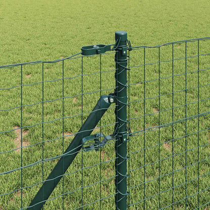 Zaunpfosten Sonstiges 52 pcs Grün 3.2 x 3.2 x 80 cm Stahl
