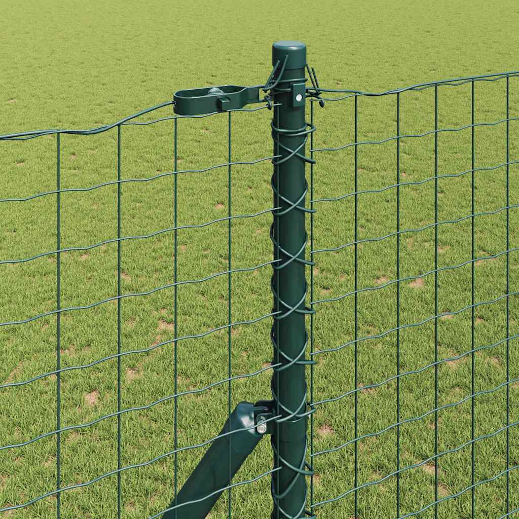 Zaunpfosten Sonstiges 26 pcs Grün 3.2 x 3.2 x 200 cm Stahl