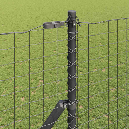 Zaunpfosten Sonstiges 26 pcs Grau 3.2 x 3.2 x 200 cm Stahl