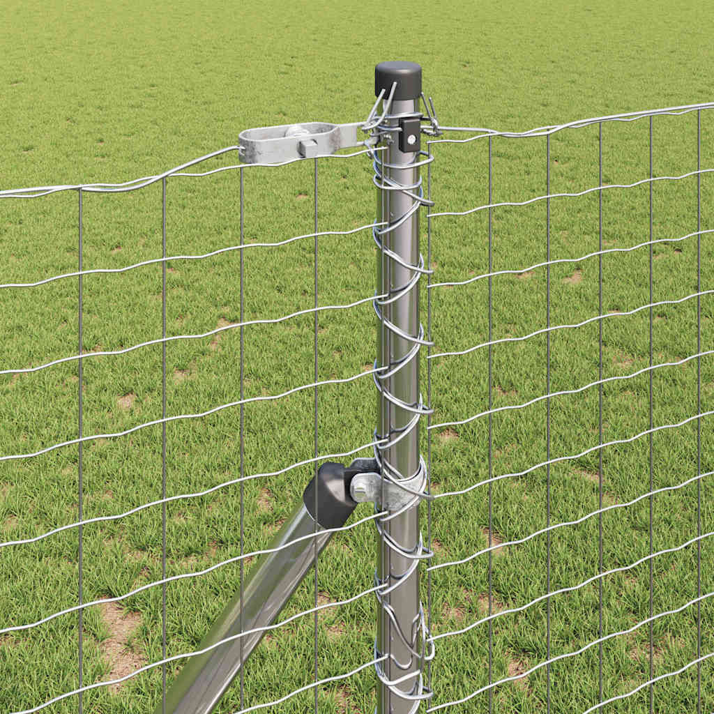 Zaunpfosten Sonstiges 52 pcs Silber 3.2 x 3.2 x 150 cm Stahl
