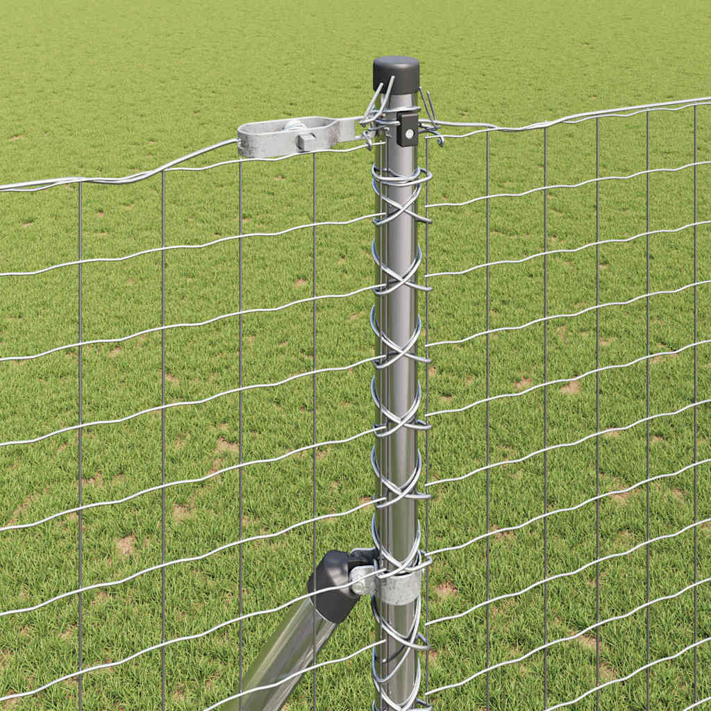 Zaunpfosten Sonstiges 26 pcs Silber 3.2 x 3.2 x 210 cm Stahl