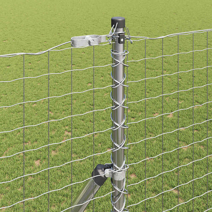 Zaunpfosten Sonstiges 52 pcs Silber 3.2 x 3.2 x 210 cm Stahl