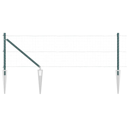 Zaunpfosten 26 pcs Silber 3.2 x 3.2 x 60 cm Stahl
