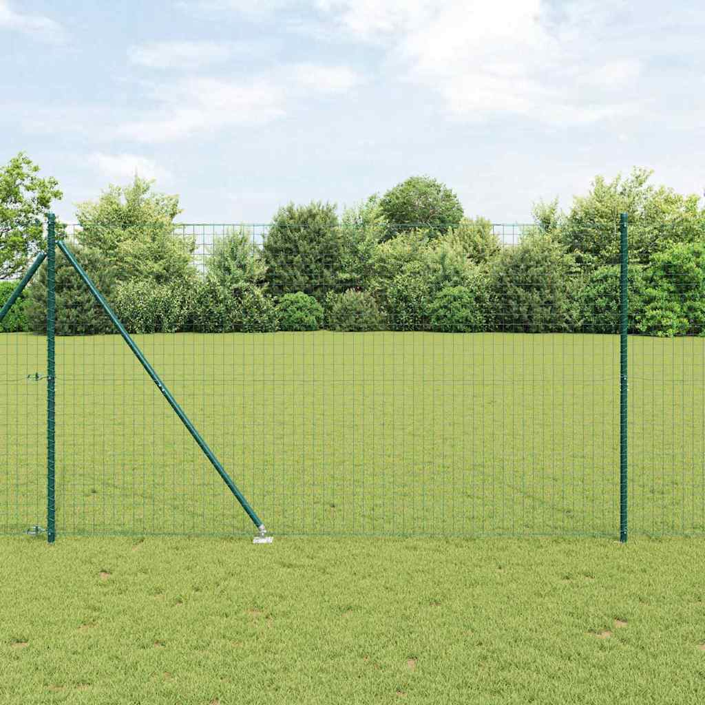 Zaunpfosten 26 pcs Silber 3.2 x 3.2 x 170 cm Stahl