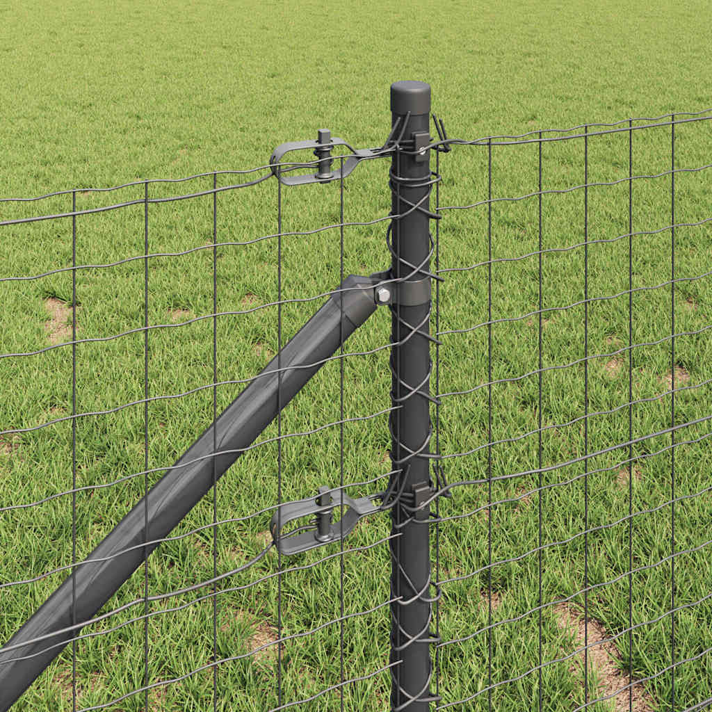 Zaunpfosten Sonstiges 26 pcs Silber 3.2 x 3.2 x 100 cm Stahl