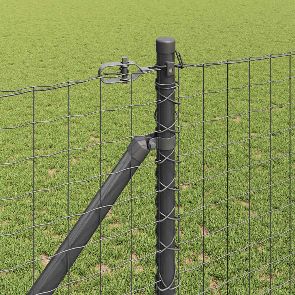 Zaunpfosten Sonstiges 52 pcs Silber 3.2 x 3.2 x 160 cm Stahl