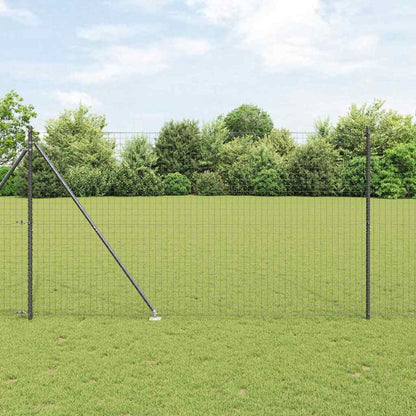 Zaunpfosten 52 pcs Silber 3.2 x 3.2 x 180 cm Stahl