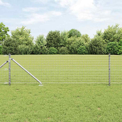 Zaunpfosten 26 pcs Silber 3.2 x 3.2 x 80 cm Stahl