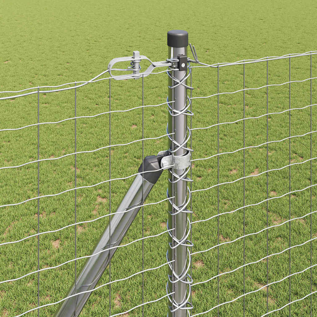 Zaunpfosten Sonstiges 52 pcs Silber 3.2 x 3.2 x 180 cm Stahl
