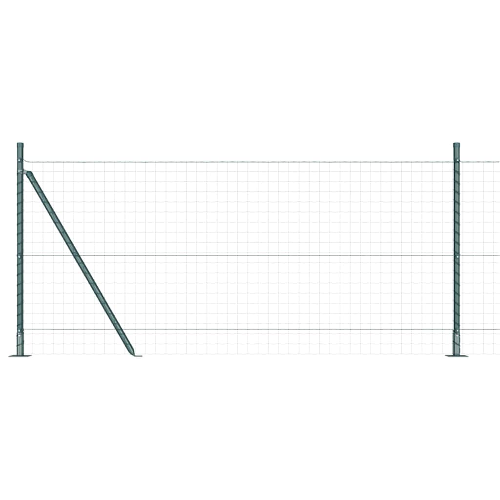 Zaunpfosten 26 pcs Silber 3.2 x 3.2 x 140 cm Stahl