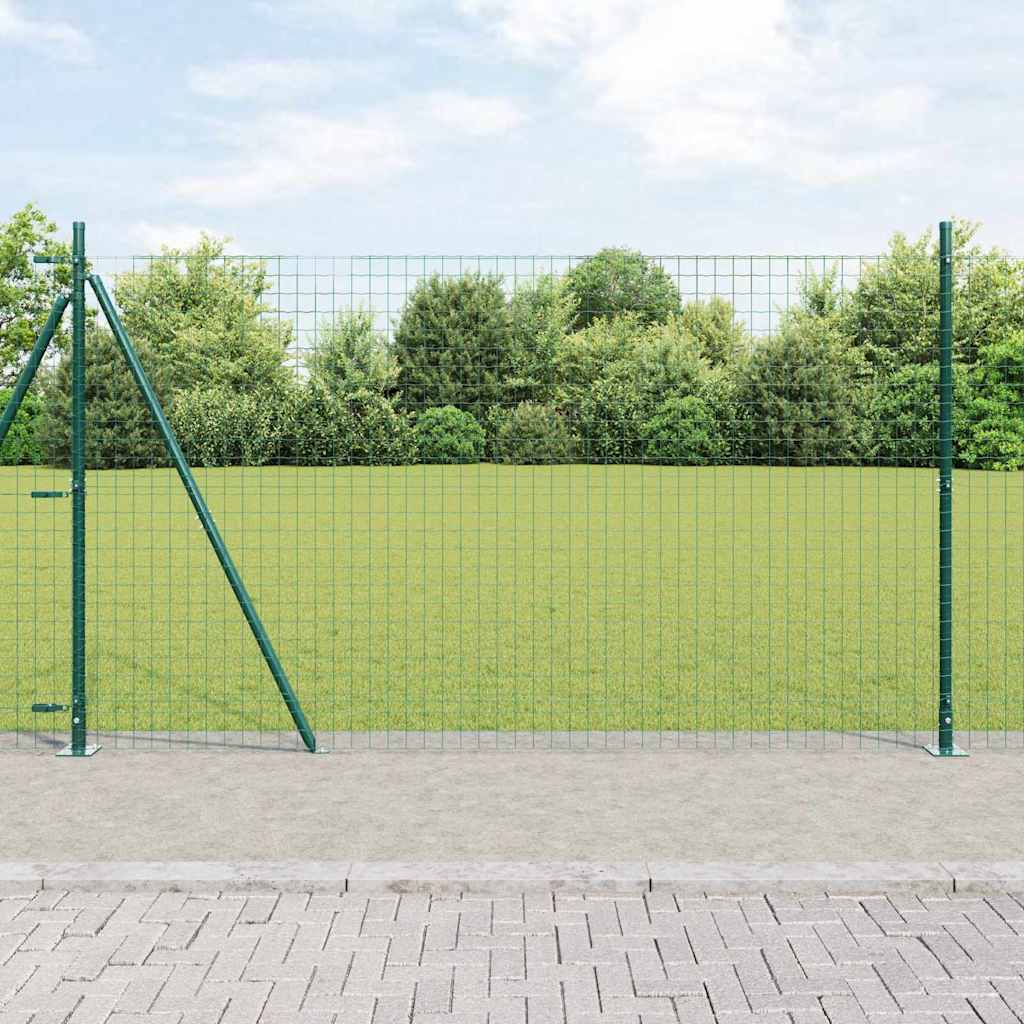Zaunpfosten 26 pcs Silber 3.2 x 3.2 x 88.5 cm Stahl