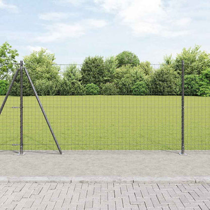 Zaunpfosten 26 pcs Silber 3.2 x 3.2 x 140 cm Stahl