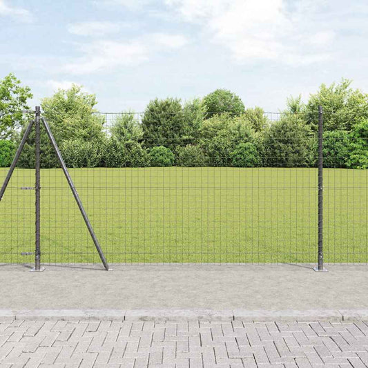 Zaunpfosten 26 pcs Silber 3.2 x 3.2 x 140 cm Stahl