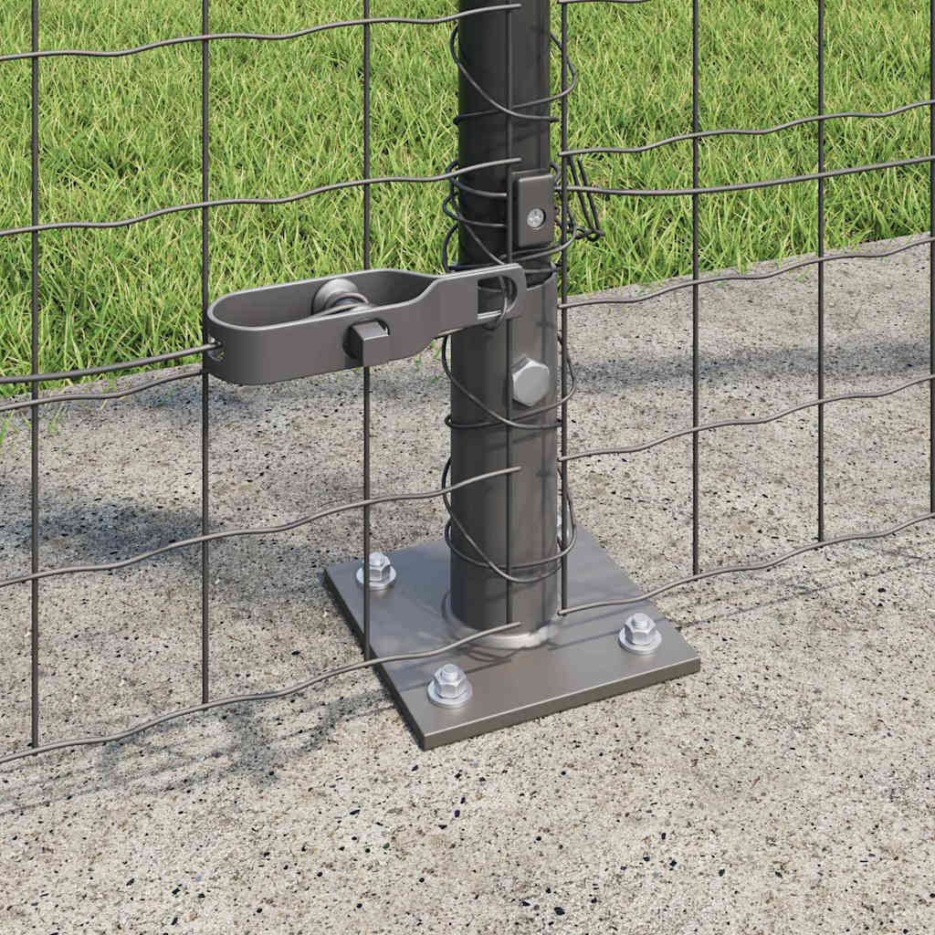 Zaunpfosten Sonstiges 26 pcs Silber 3.2 x 3.2 x 88.5 cm Stahl