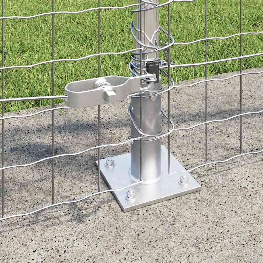 Zaunpfosten Sonstiges 52 pcs Silber 3.2 x 3.2 x 90 cm Stahl