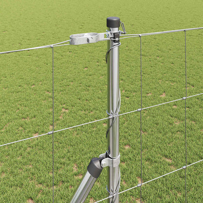 Wildzaun Silber 25 x 1,4 m Verzinkter Stahl