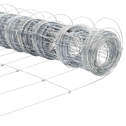 Wildzaun Silber 50 x 0.8 m Verzinkter Stahl