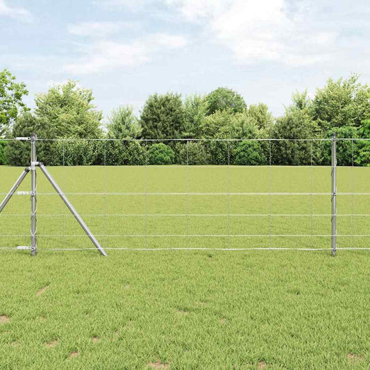 Wildzaun Silber 50 x 0.8 m Verzinkter Stahl