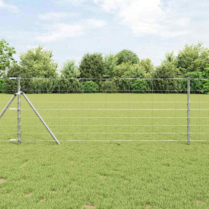 Wildzaun Silber 50 x 0.8 m Verzinkter Stahl