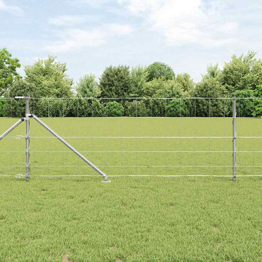 Wildzaun Silber 50 x 0.8 m Verzinkter Stahl
