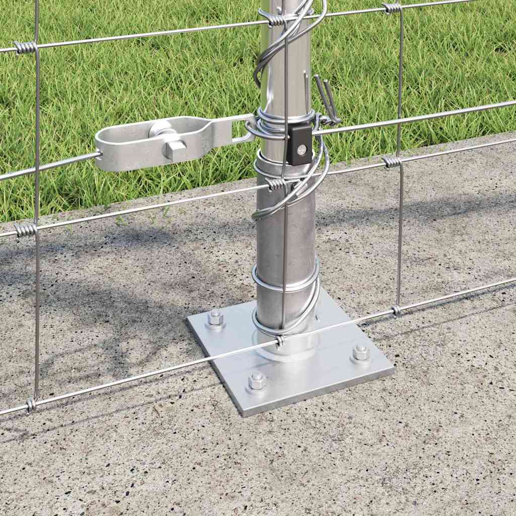 Wildzaun Silber 25 x 1,2 m Verzinkter Stahl