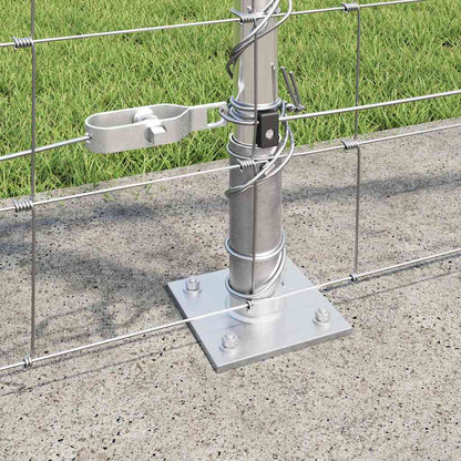 Wildzaun Silber 25 x 1,2 m Verzinkter Stahl