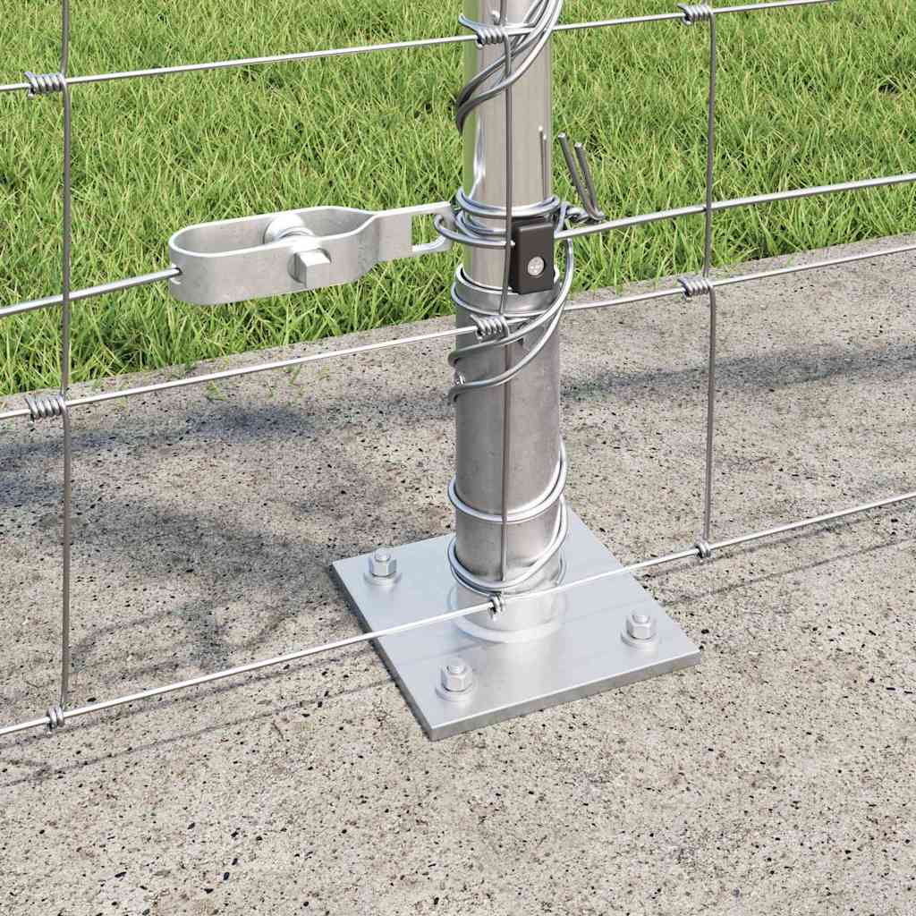 Wildzaun Silber 25 x 1,2 m Verzinkter Stahl