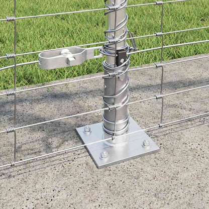 Wildzaun Silber 25 x 1,2 m Verzinkter Stahl