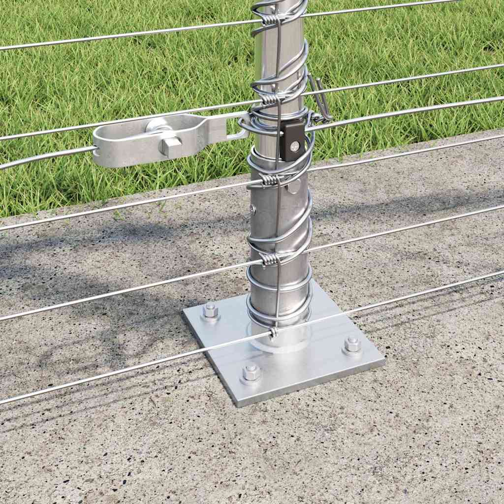 Wildzaun Silber 25 x 1,2 m Verzinkter Stahl