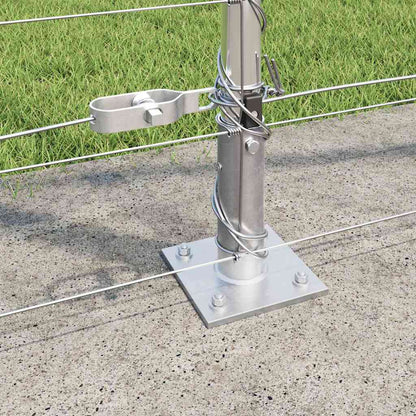 Wildzaun Silber 25 x 1,4 m Verzinkter Stahl