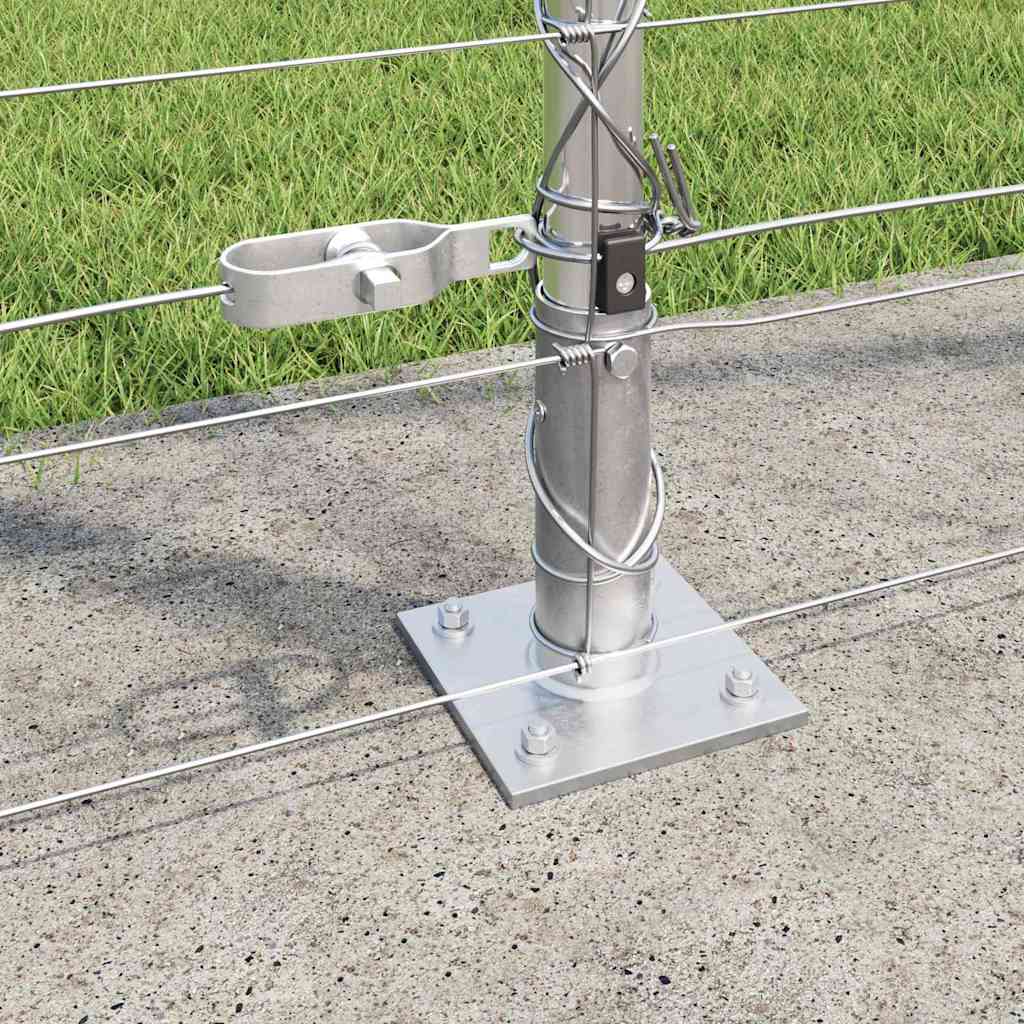 Wildzaun Silber 25 x 1,6 m Verzinkter Stahl