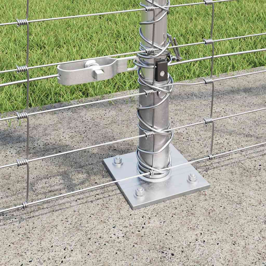 Wildzaun Silber 25 x 1,6 m Verzinkter Stahl