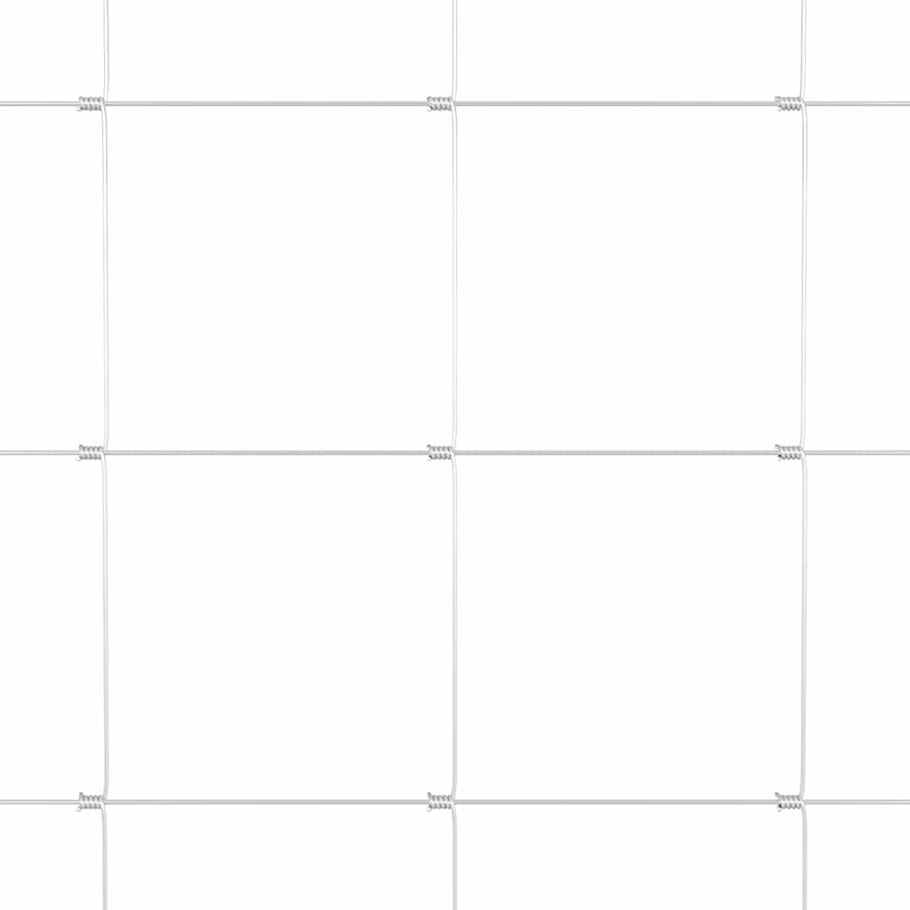 Wildzaun Silber 25 x 1.6 m Verzinkter Stahl