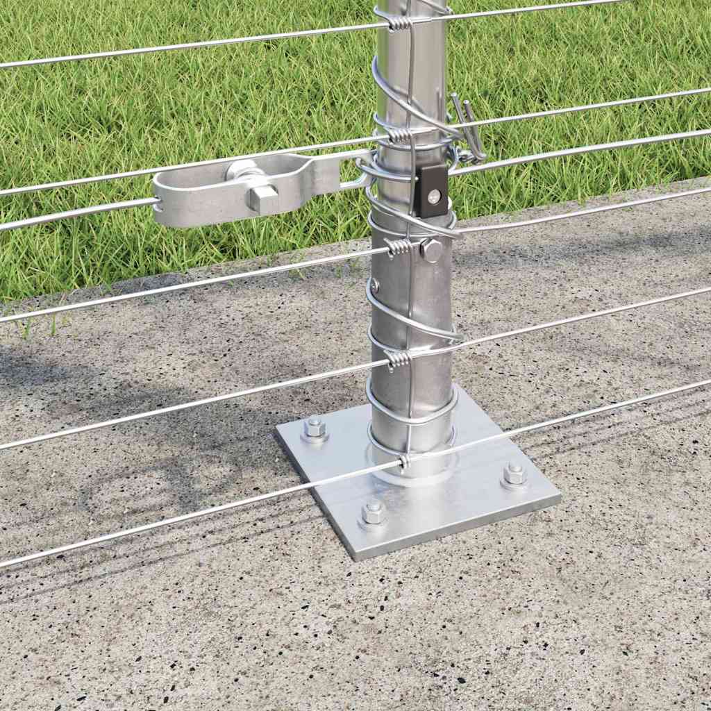 Wildzaun Silber 25 x 1,6 m Verzinkter Stahl