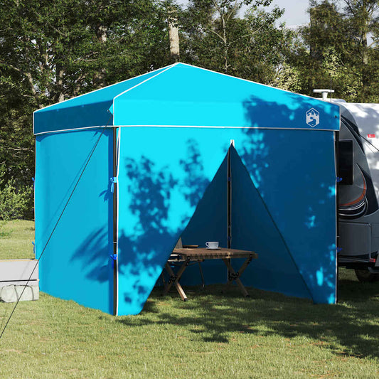 Pop-up Pavillon Zelt Blau 250 x 250 cm Stoff