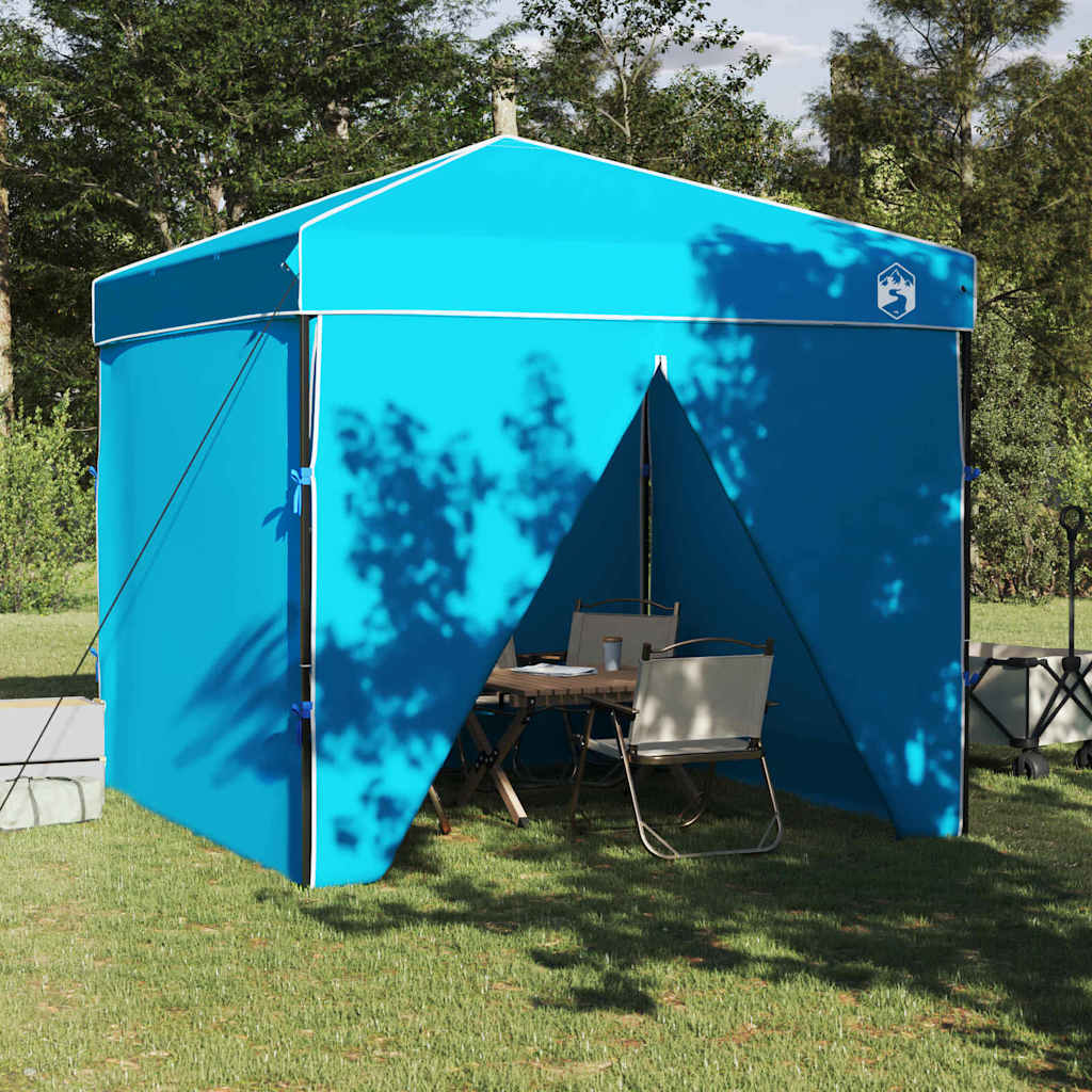 Pop-up Pavillon Zelt Blau 250 x 250 cm Stoff