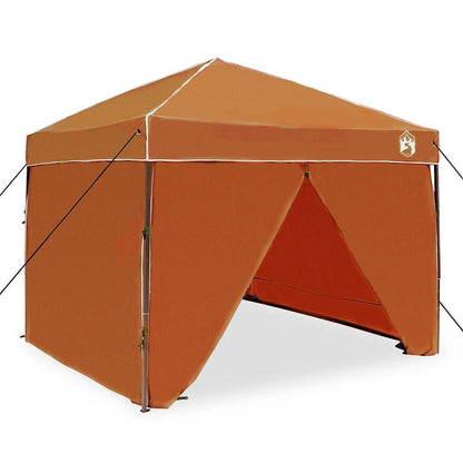 Pop-up Pavillon Zelt Orange 250 x 250 cm Stoff