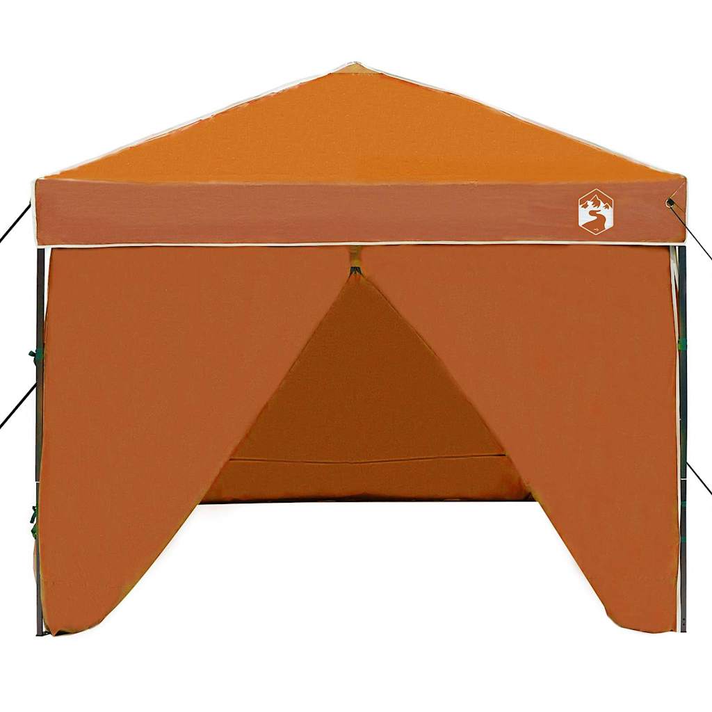 Pop-up Pavillon Zelt Orange 250 x 250 cm Stoff