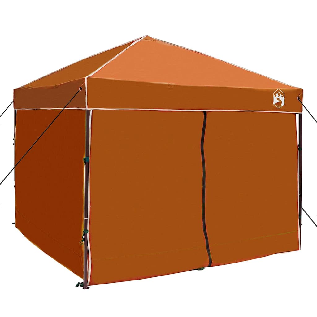 Pop-up Pavillon Zelt Orange 250 x 250 cm Stoff