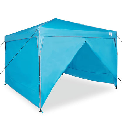 Pop-up Pavillon Zelt Blau 300 x 300 cm Stoff
