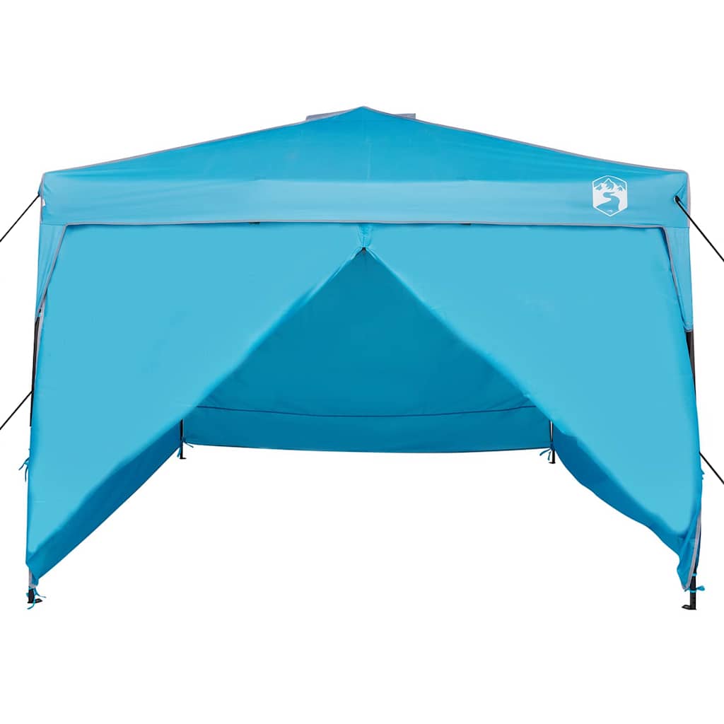 Pop-up Pavillon Zelt Blau 300 x 300 cm Stoff