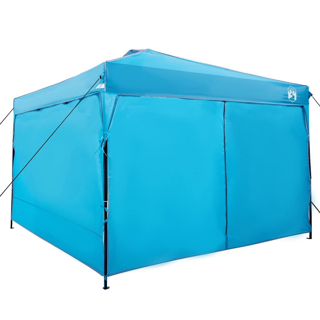 Pop-up Pavillon Zelt Blau 300 x 300 cm Stoff