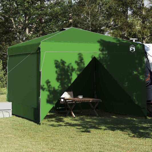 Pop-up Pavillon Zelt Grün 300 x 300 cm Stoff