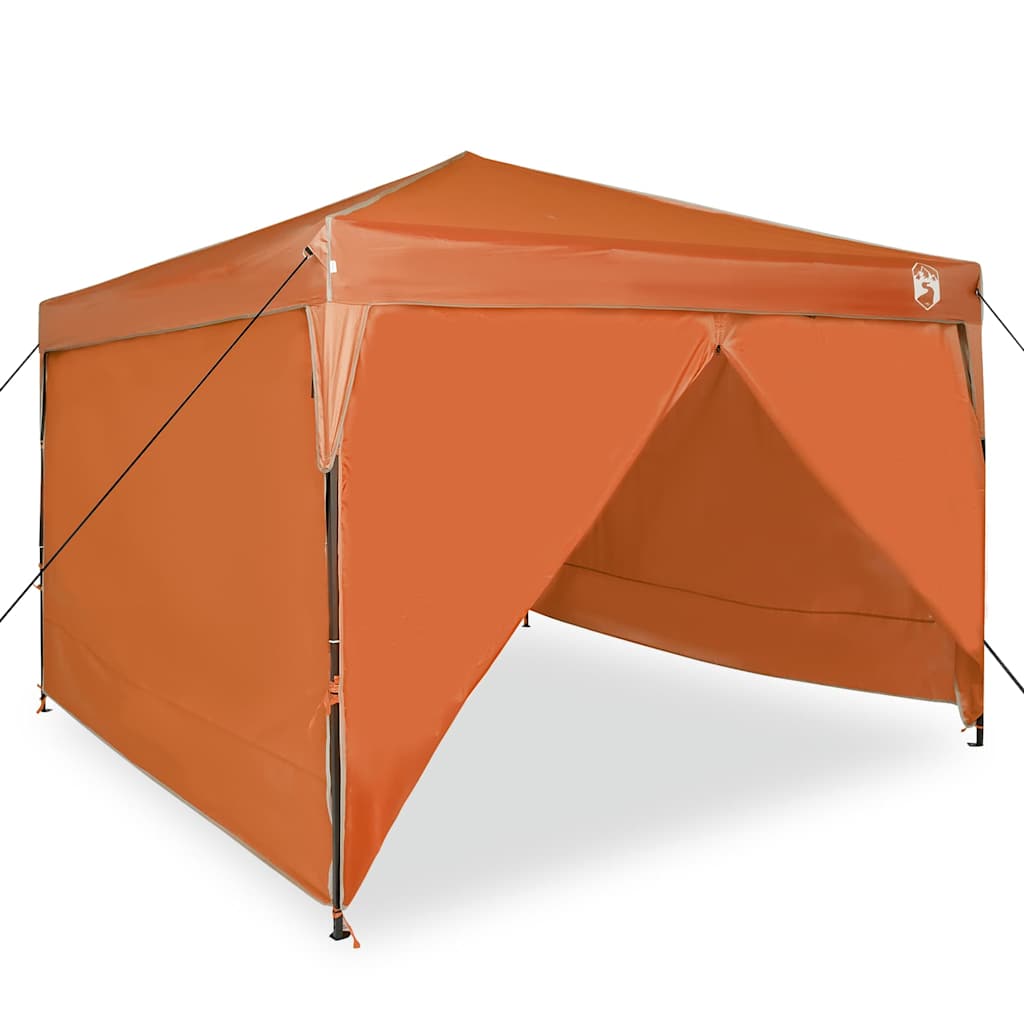 Pop-up Pavillon Zelt Orange 300 x 300 cm Stoff