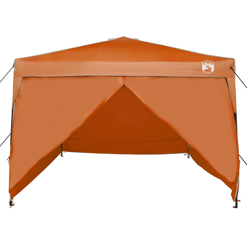 Pop-up Pavillon Zelt Orange 300 x 300 cm Stoff