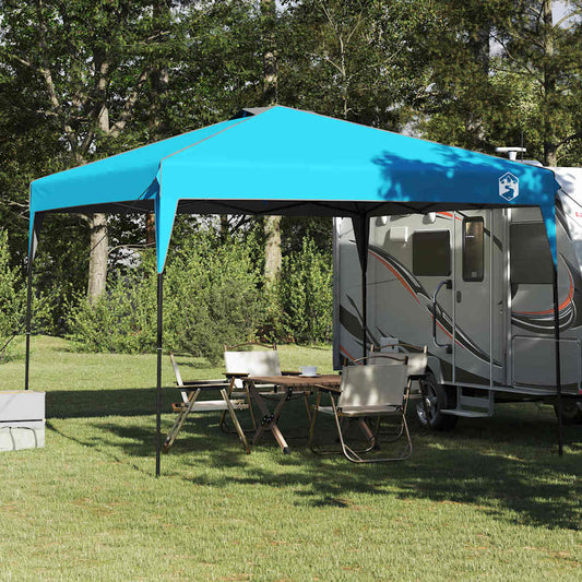 Pop-up Pavillon Zelt Blau 300 x 300 cm Stoff