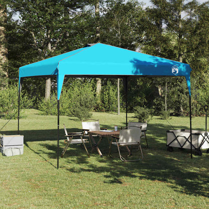 Pop-up Pavillon Zelt Blau 300 x 300 cm Stoff