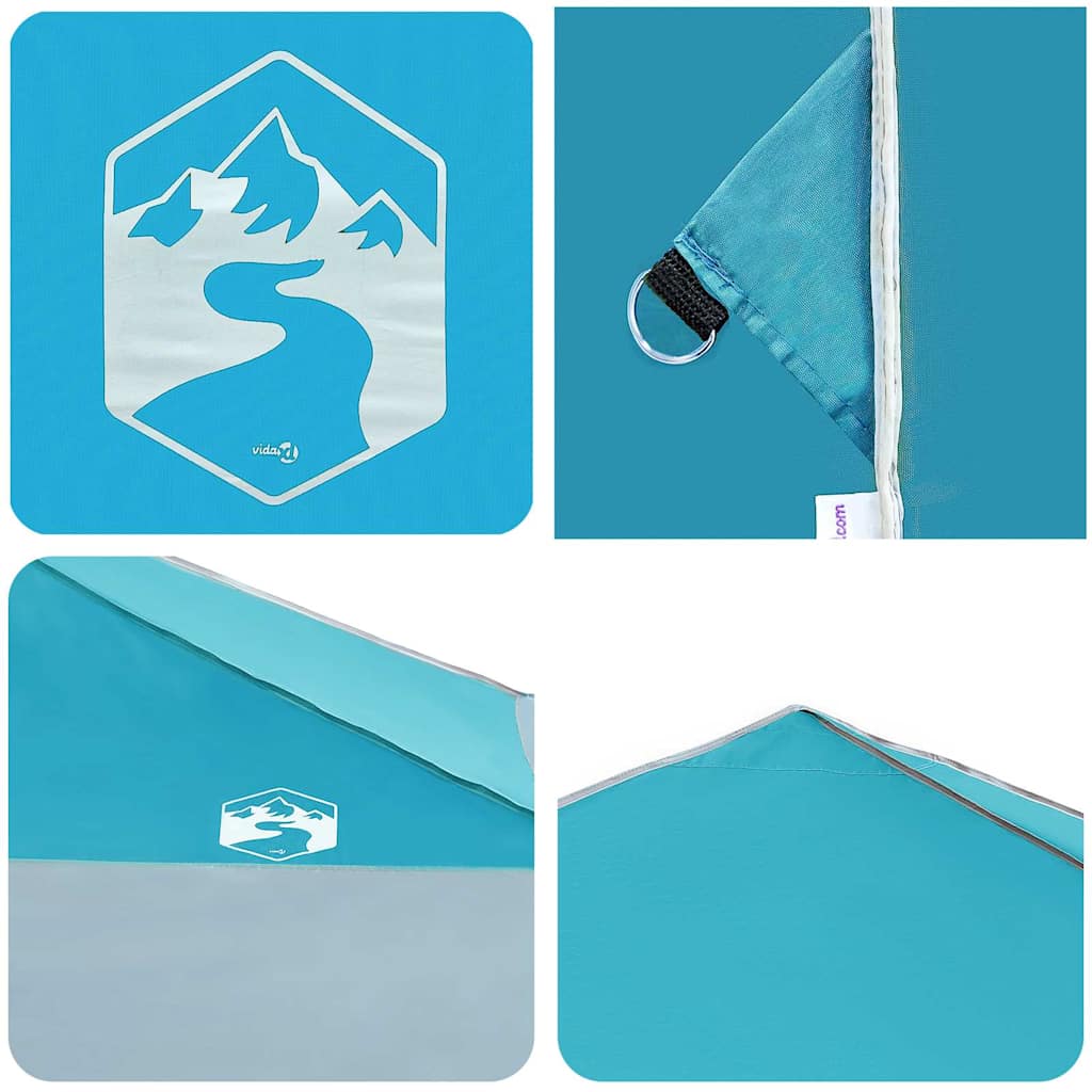 Pop-up Pavillon Zelt Blau 400 x 400 cm Stoff